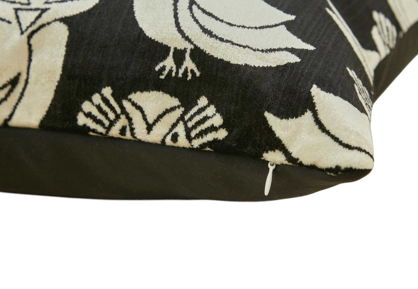 Silk and Velvet Pillow Cover