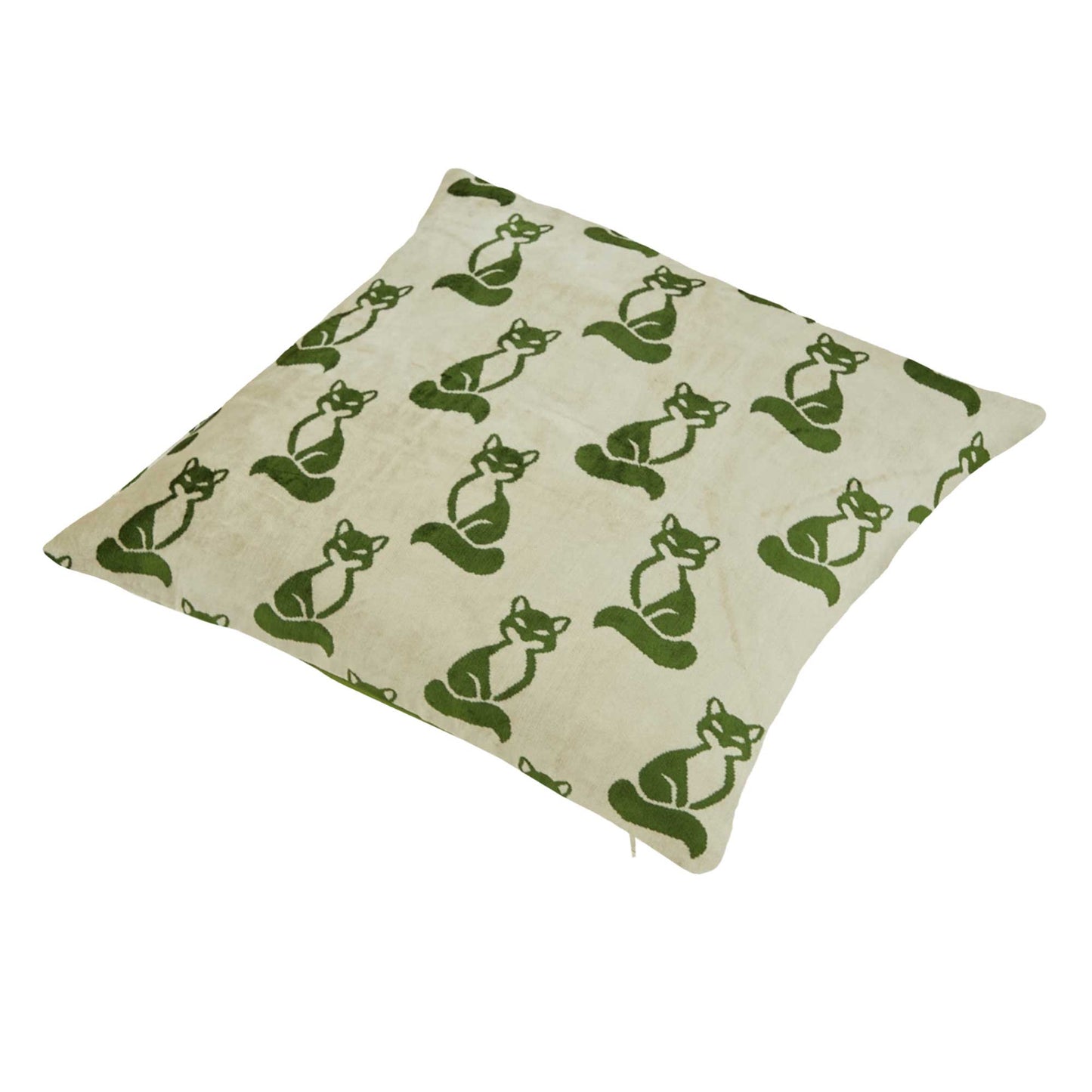 Silk and Velvet Pillow Cover