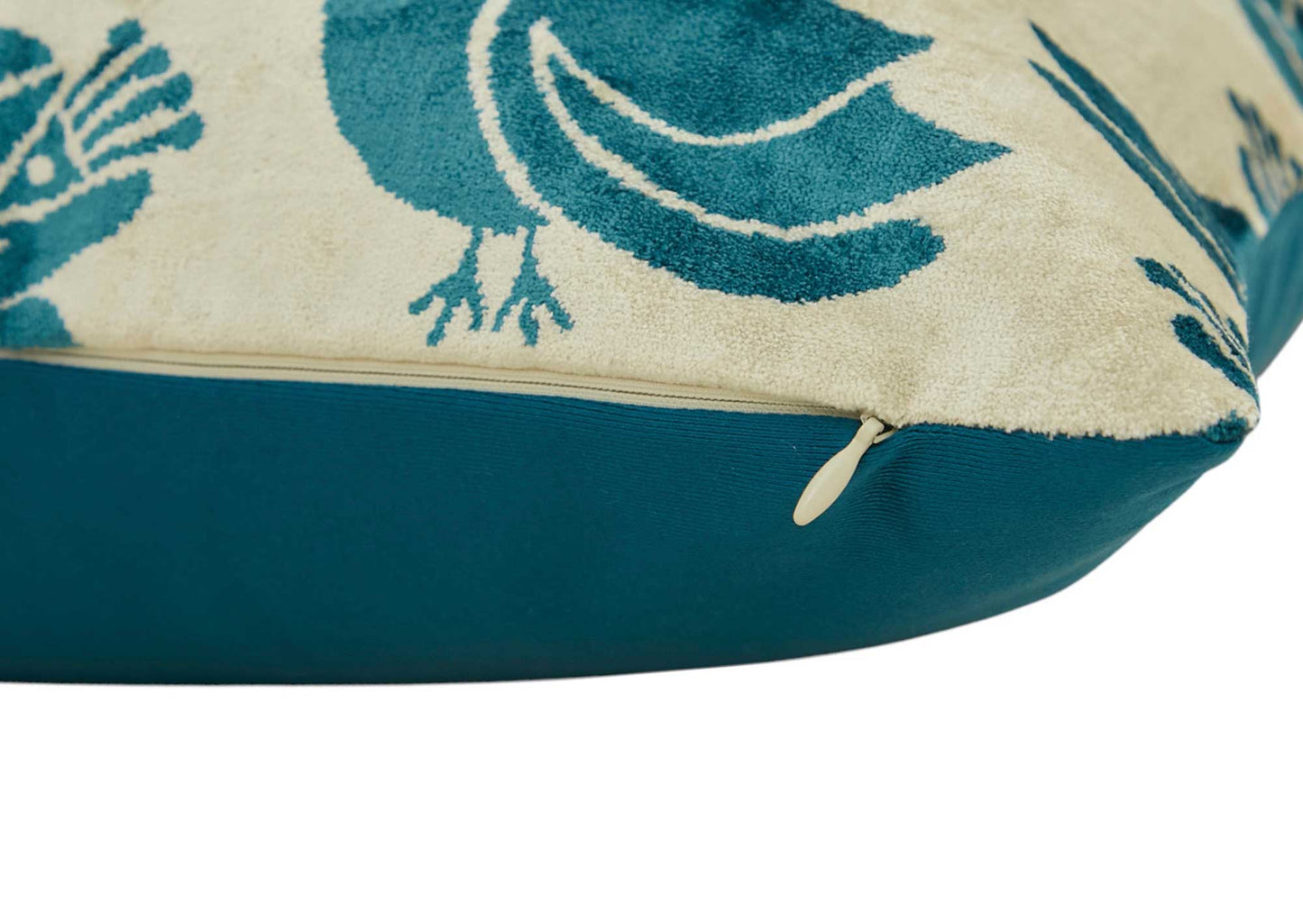 Silk and Velvet Pillow Cover