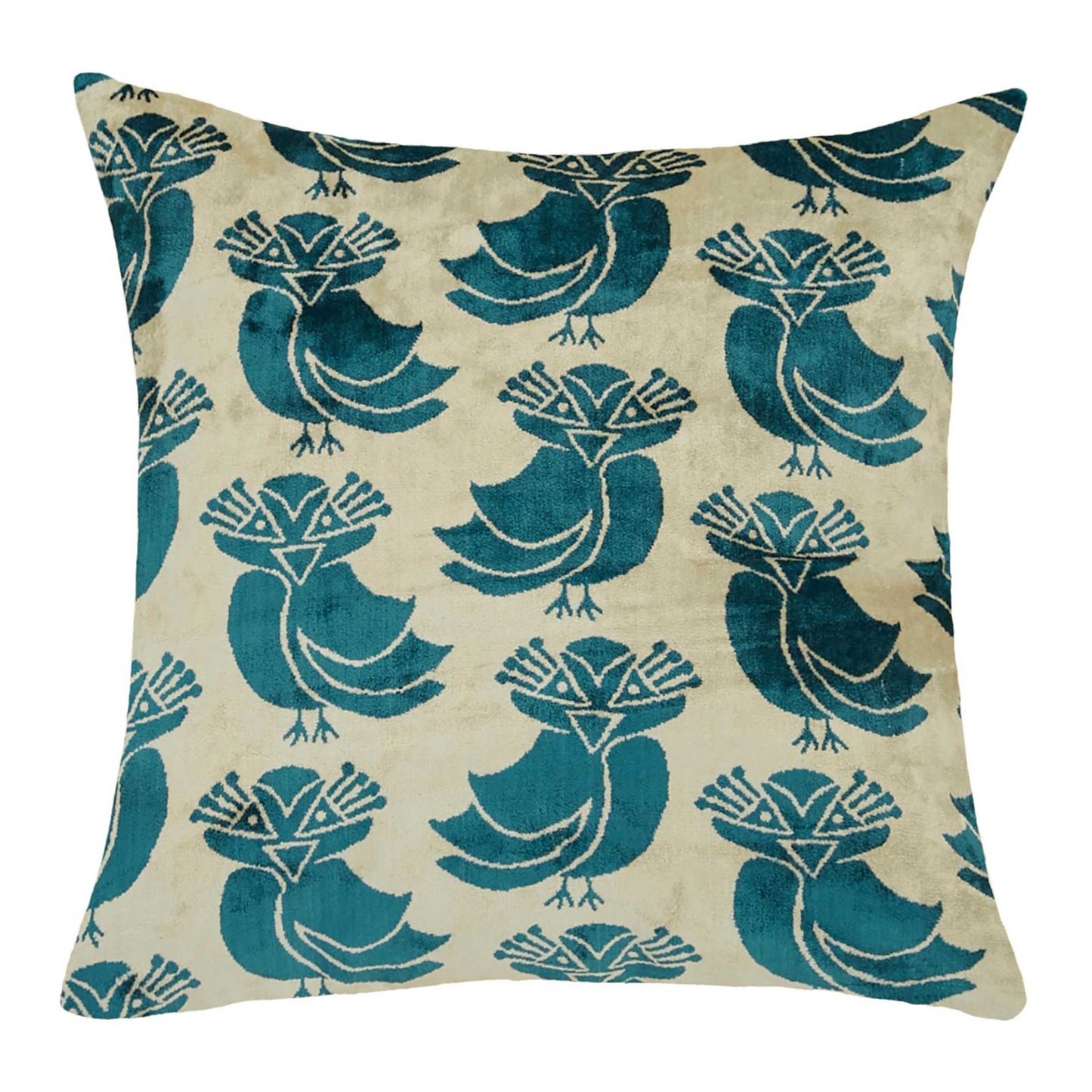 Silk and Velvet Pillow Cover