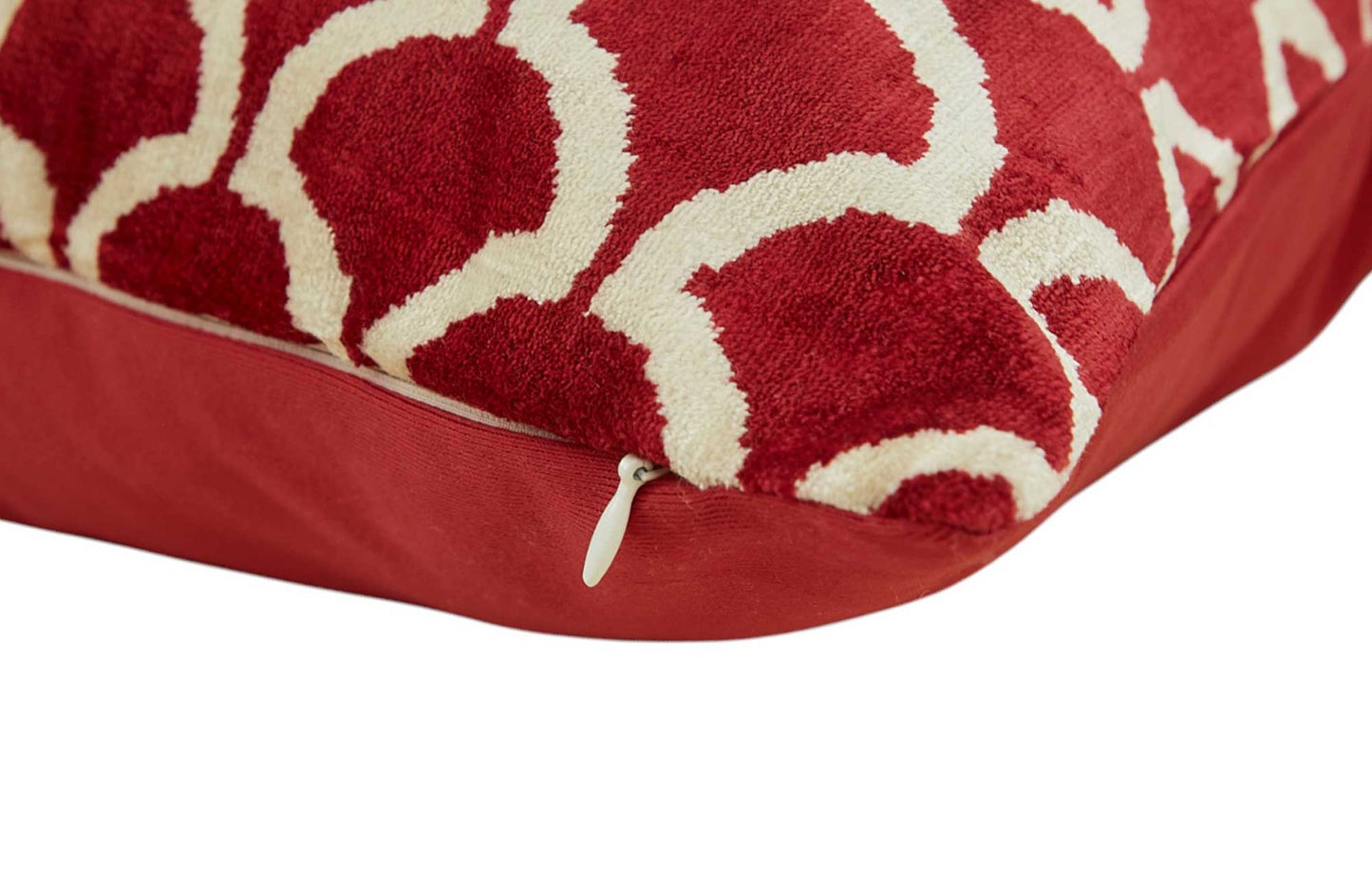 Silk and Velvet Pillow Cover