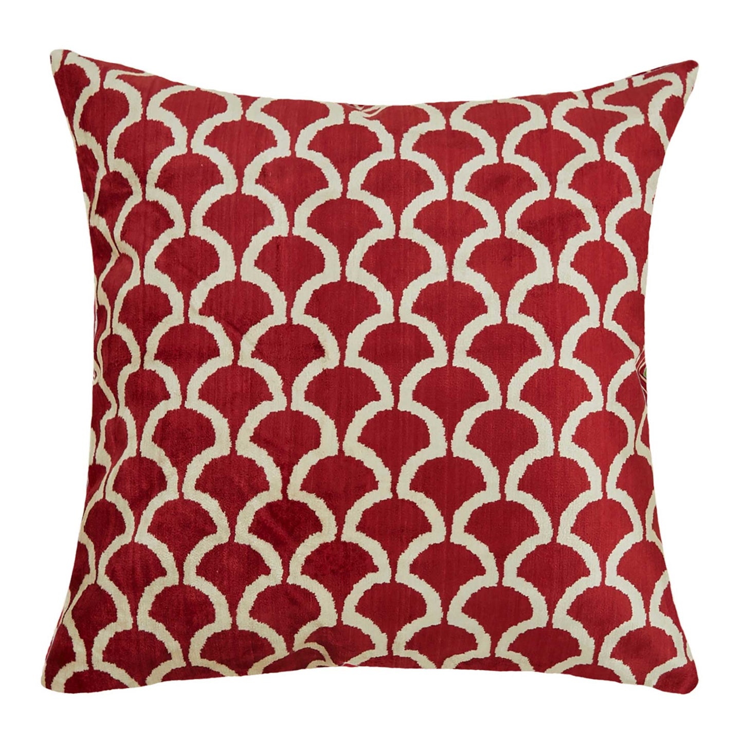 Silk and Velvet Pillow Cover