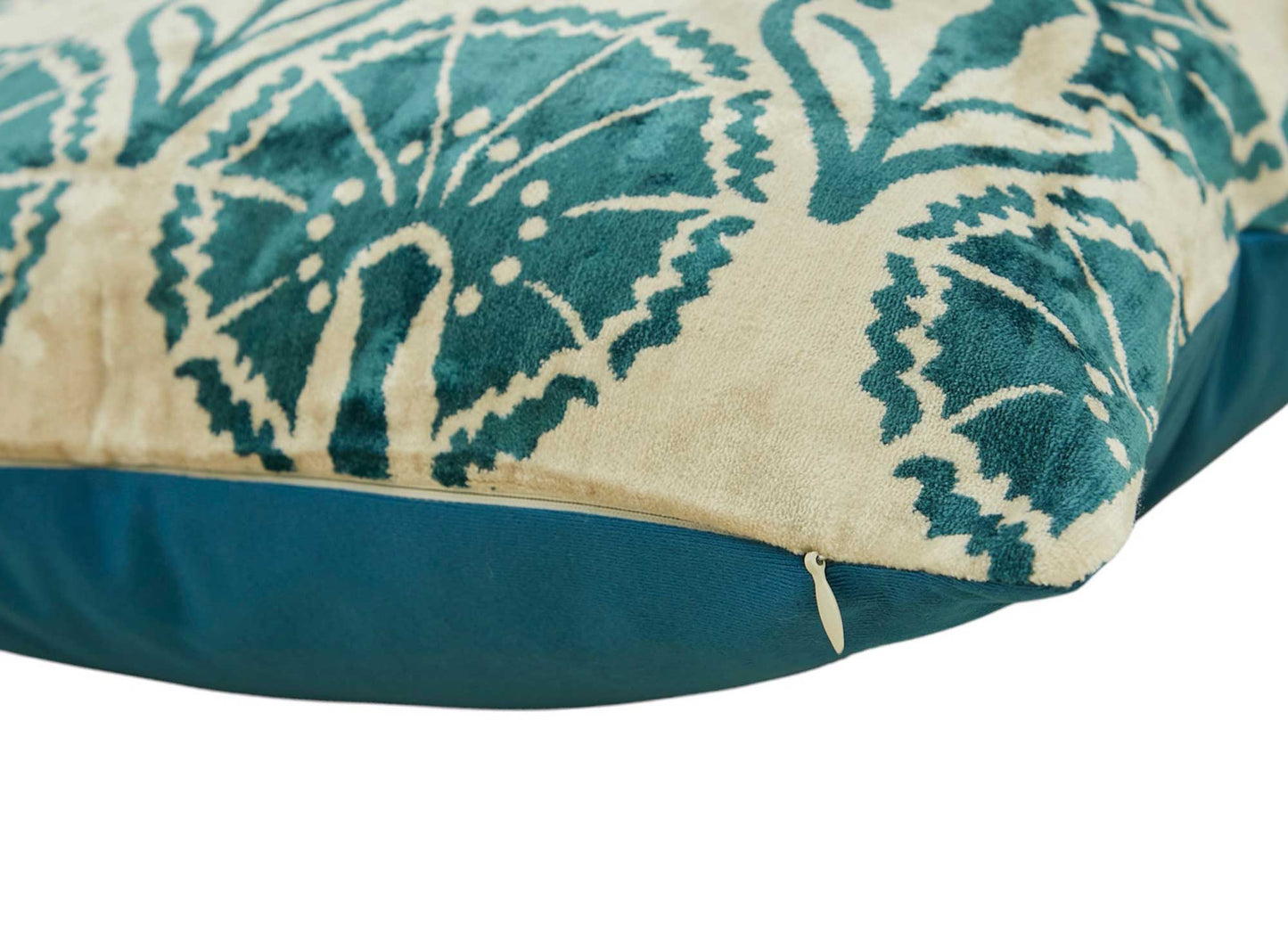 Silk and Velvet Pillow Cover