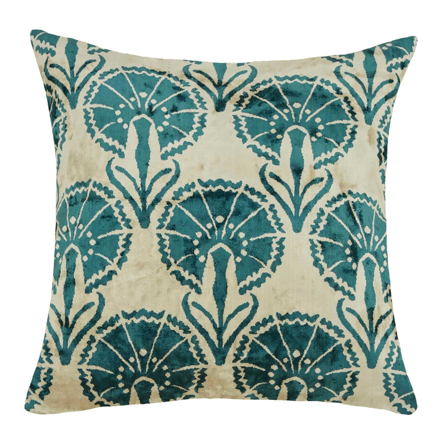 Silk and Velvet Pillow Cover