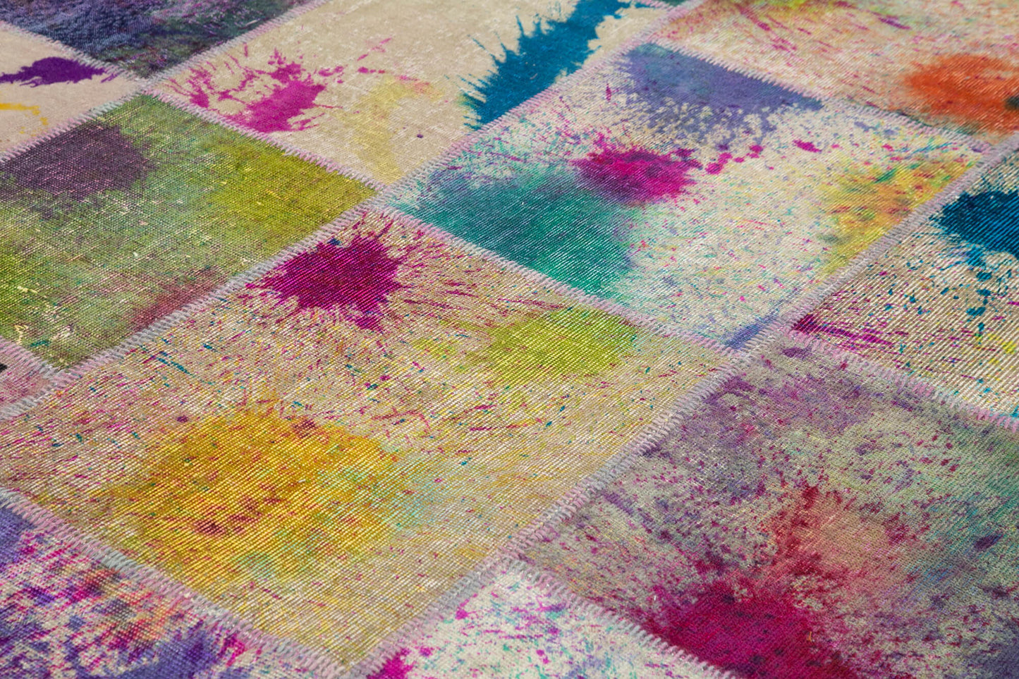10x13 Multicolor Patchwork Rug - 10462