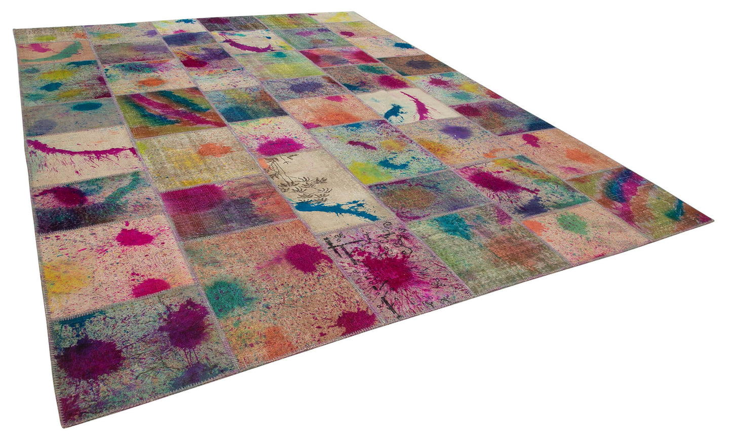 10x13 Multicolor Patchwork Rug - 10499