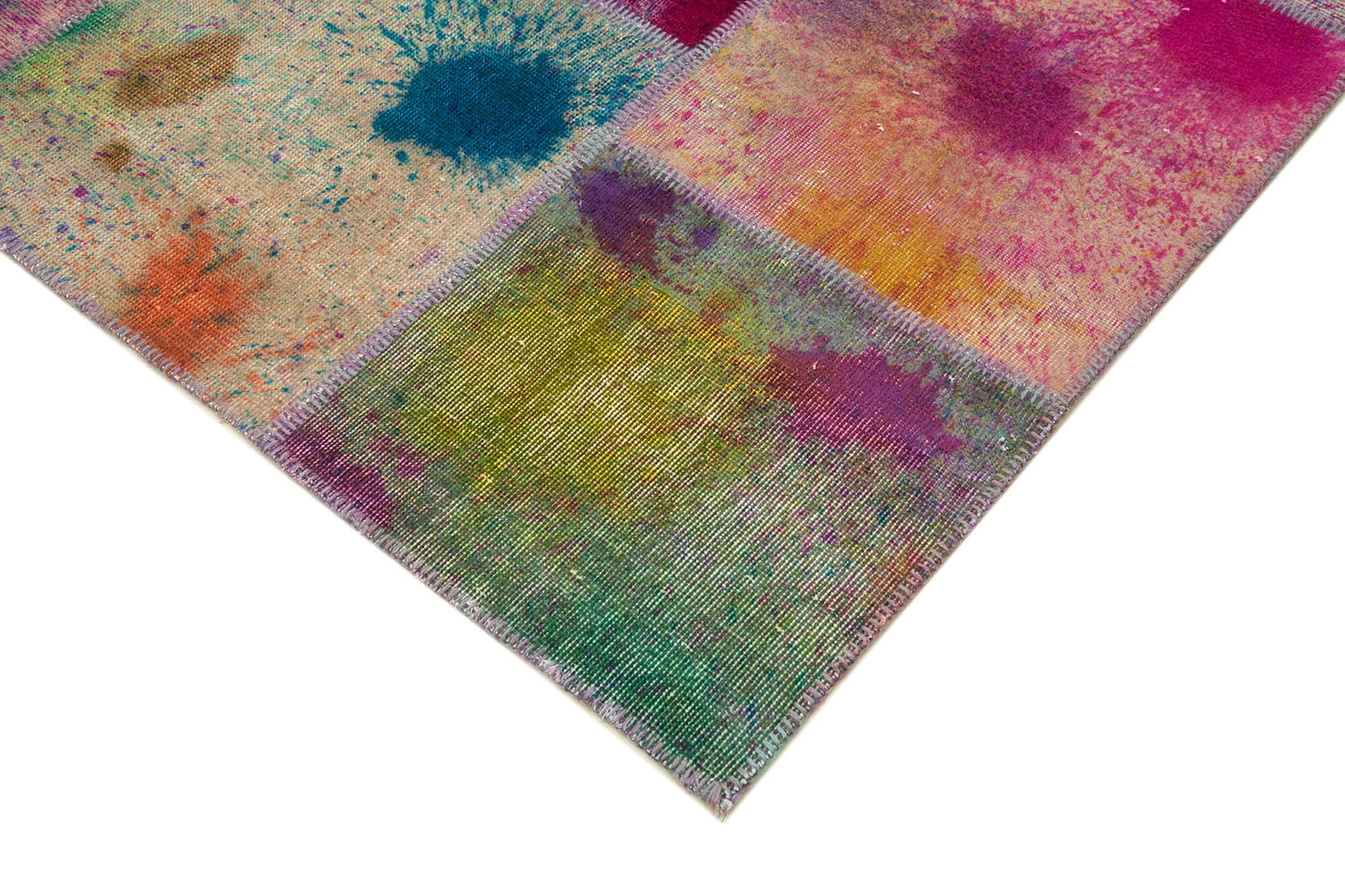 8x11 Multicolor Patchwork Rug- 12376