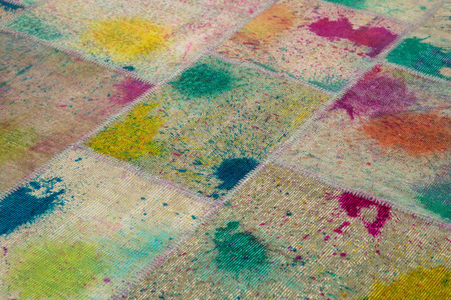 8x12 Multicolor Patchwork Rug- 12384