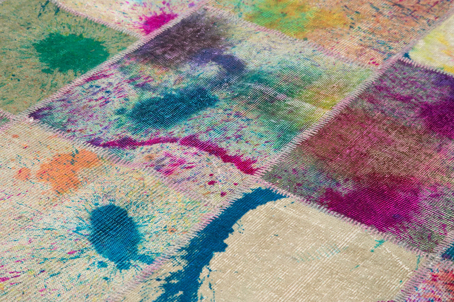 8x10 Multicolor Patchwork Rug - 12504