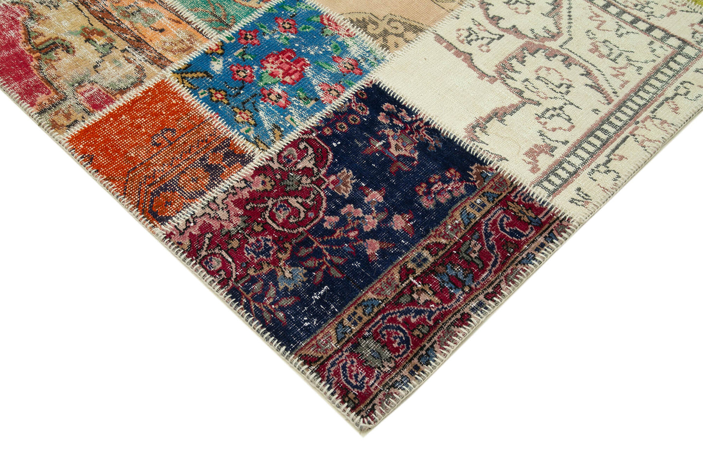 8x10 Multicolor Patchwork Rug - 12524