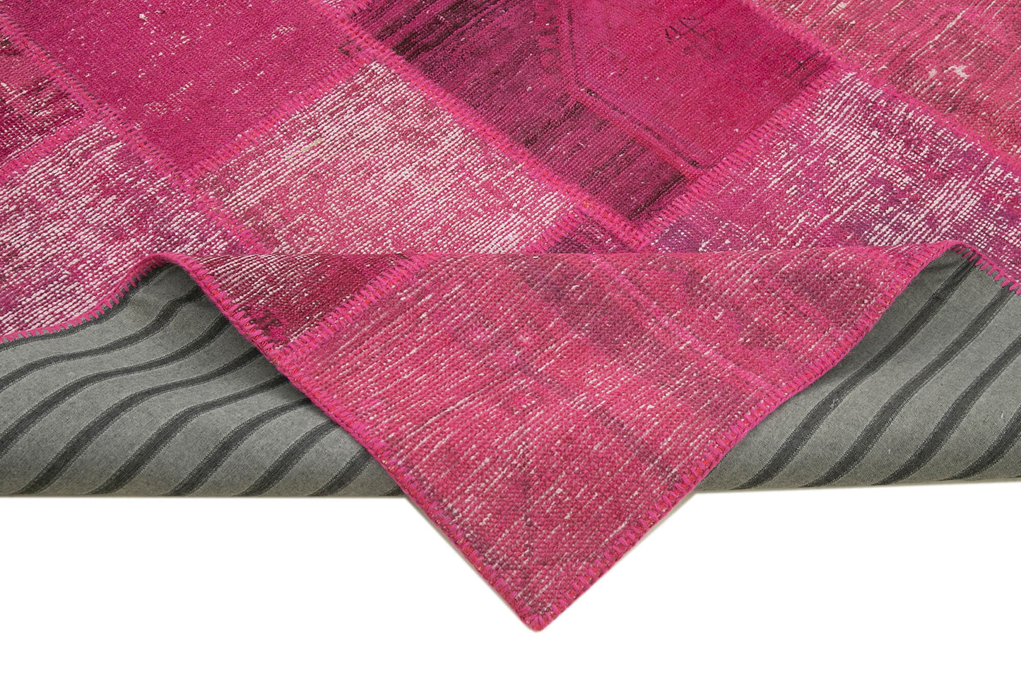 8x10 Pink Patchwork Rug - 12549