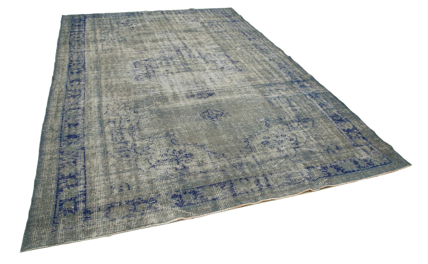 7x11 Blue Overdyed Rug - 16627