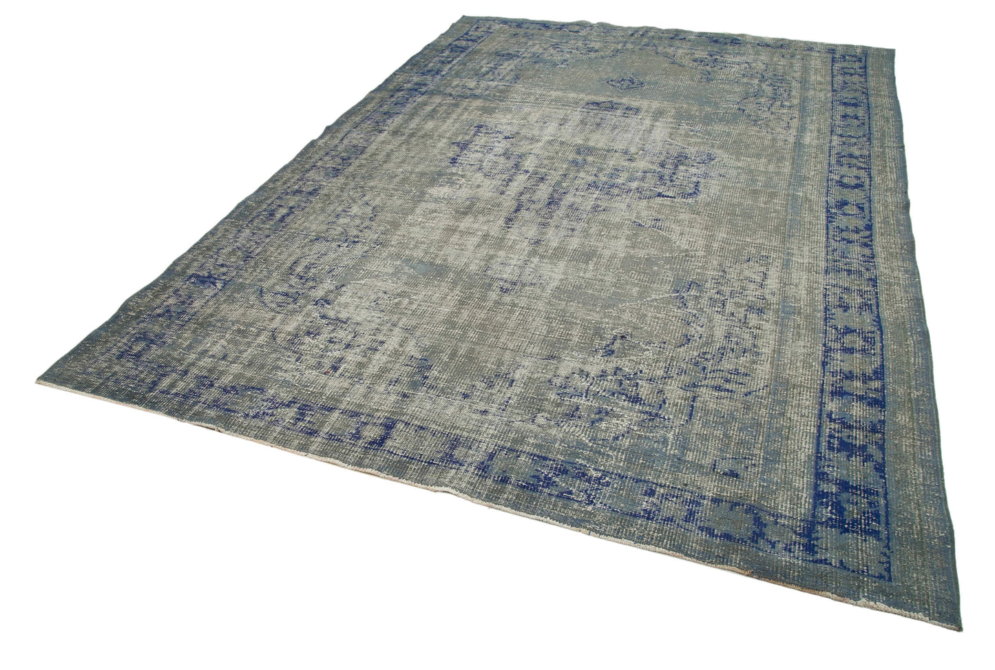 7x11 Blue Overdyed Rug - 16627