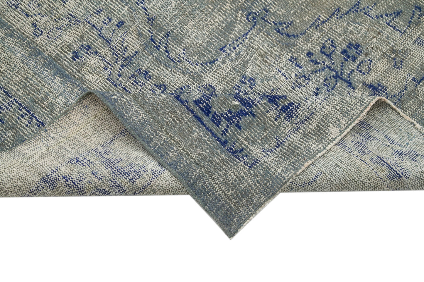 7x11 Blue Overdyed Rug - 16627