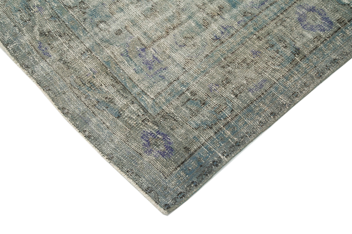 7x10 Blue Overdyed Rug - 16961