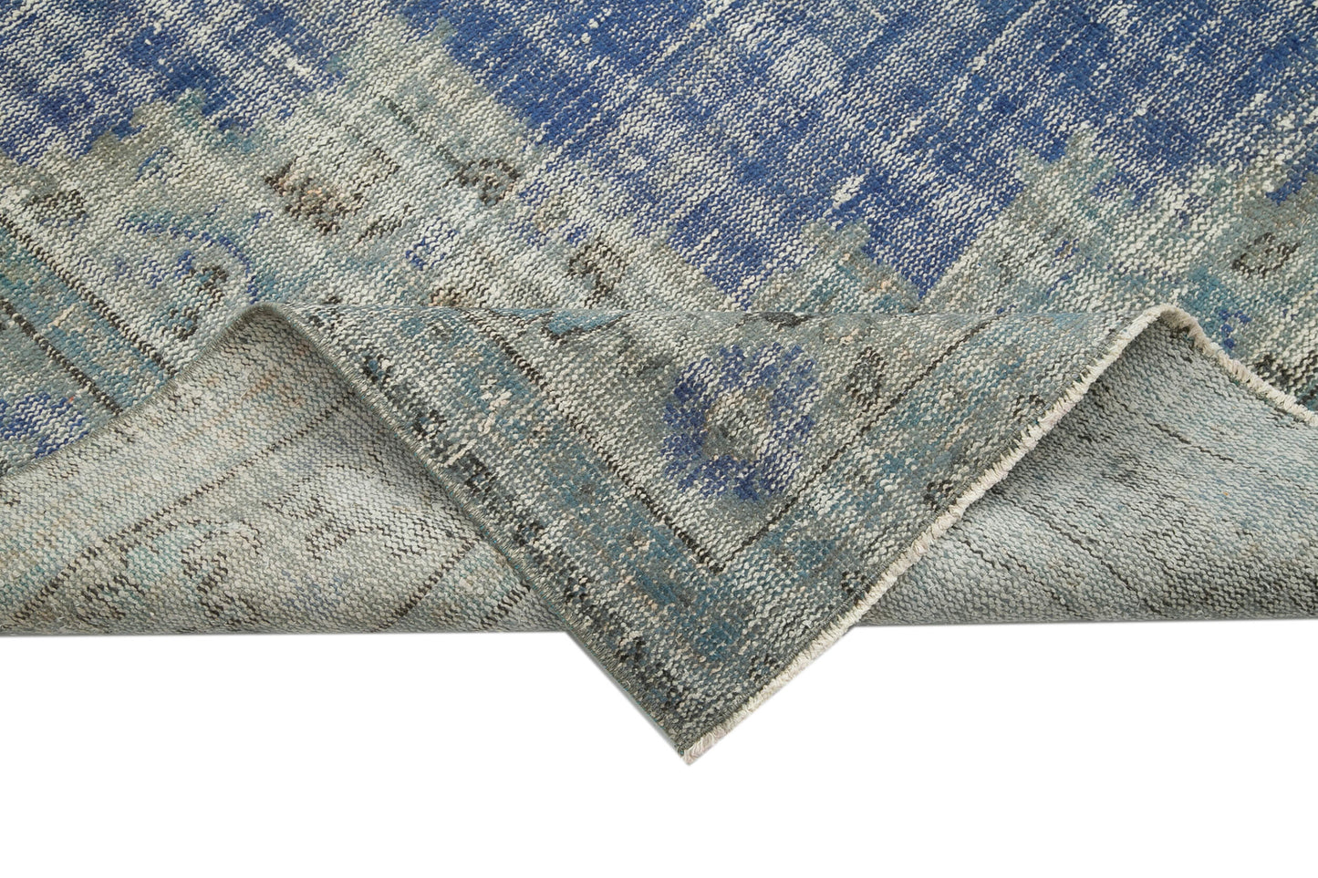7x10 Blue Overdyed Rug - 16961