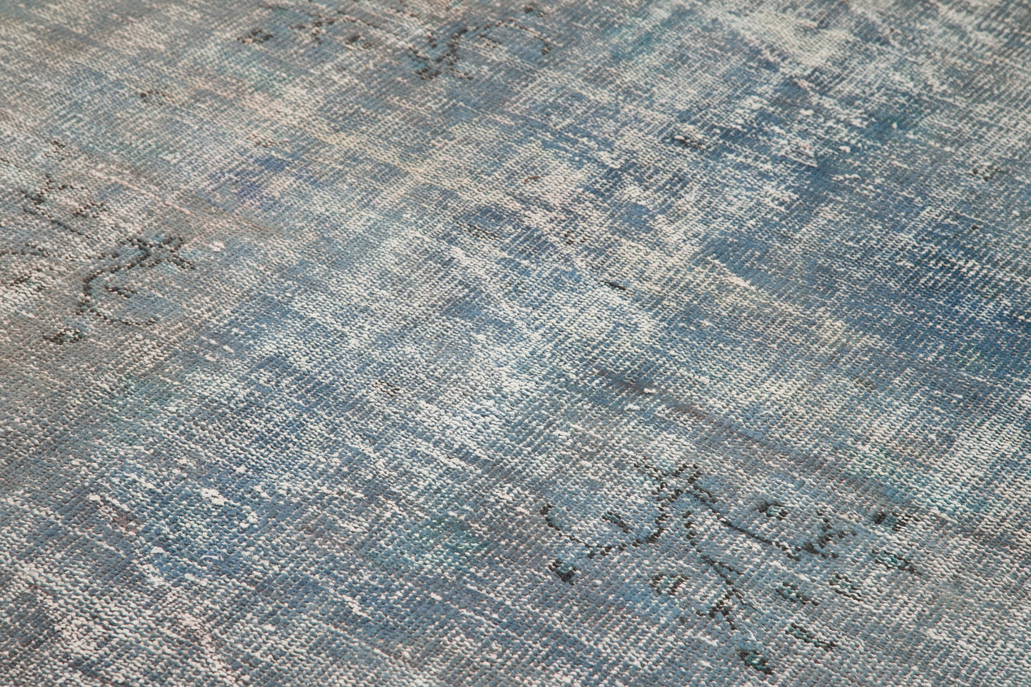 7x10 Blue Overdyed Rug - 19004
