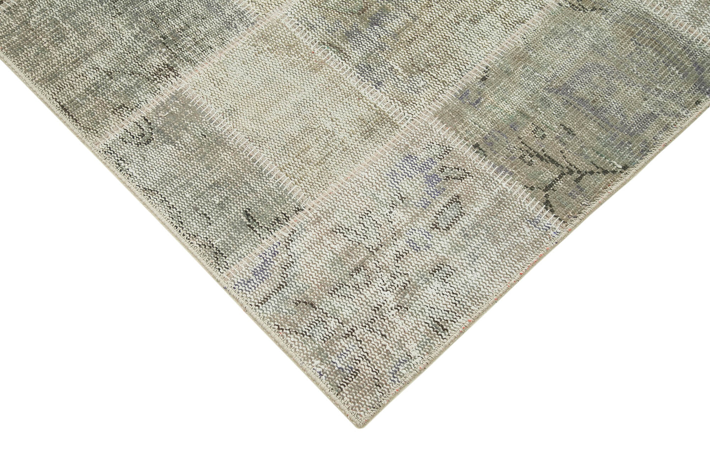 6x8 Grey Patchwork Rug - 20200