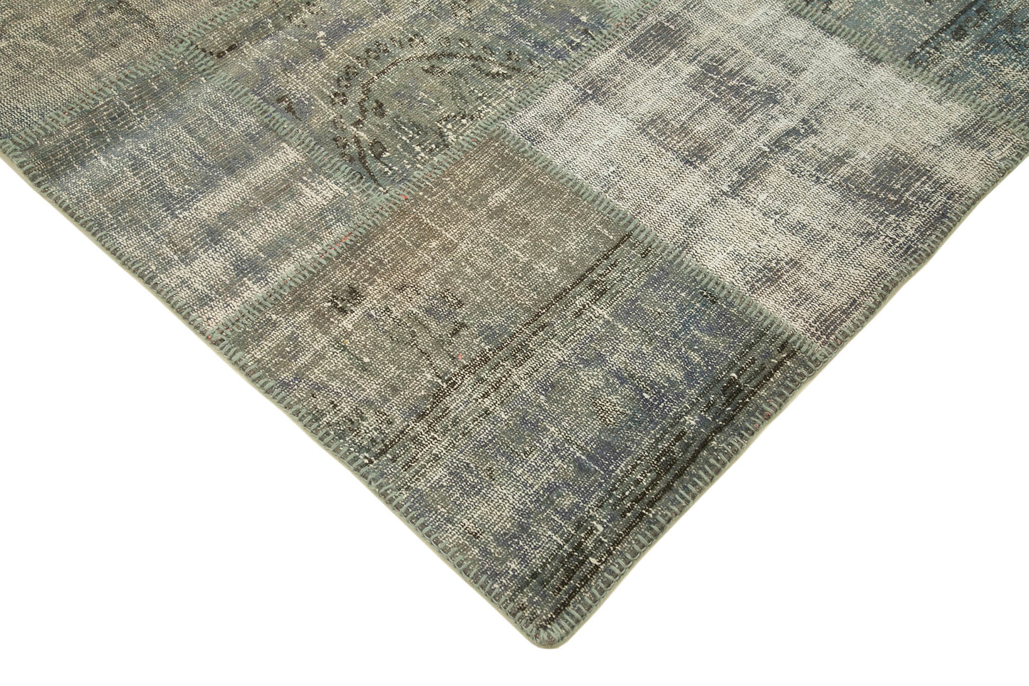6x8 Grey Patchwork Rug - 20241