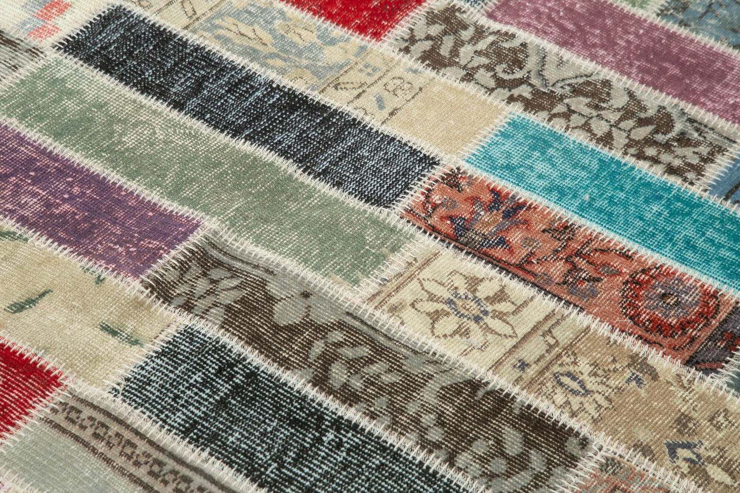 6x8 Multicolor Patchwork Rug - 20863