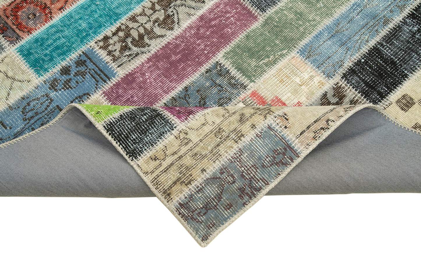 6x8 Multicolor Patchwork Rug - 20863
