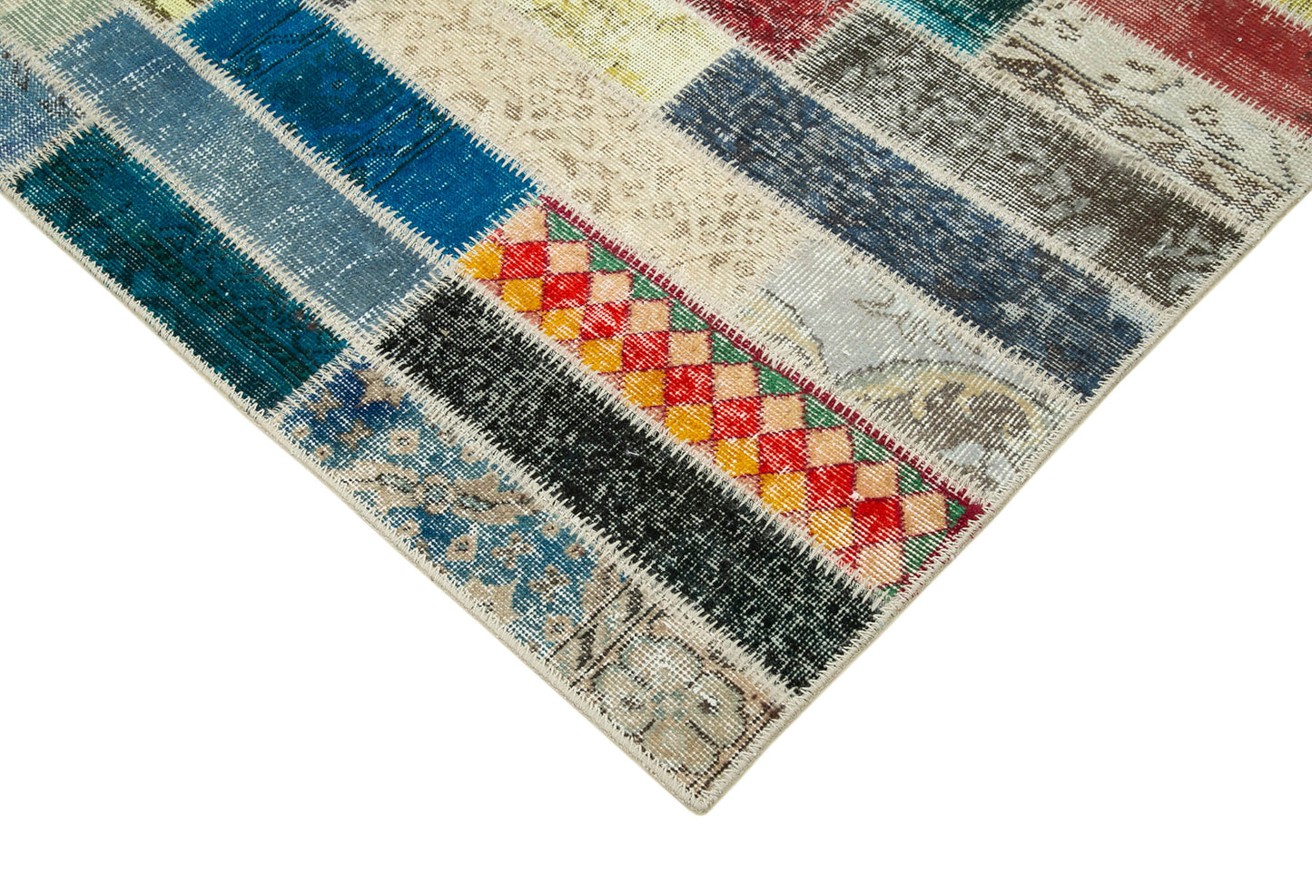 5x8 Multicolor Patchwork Rug - 20871