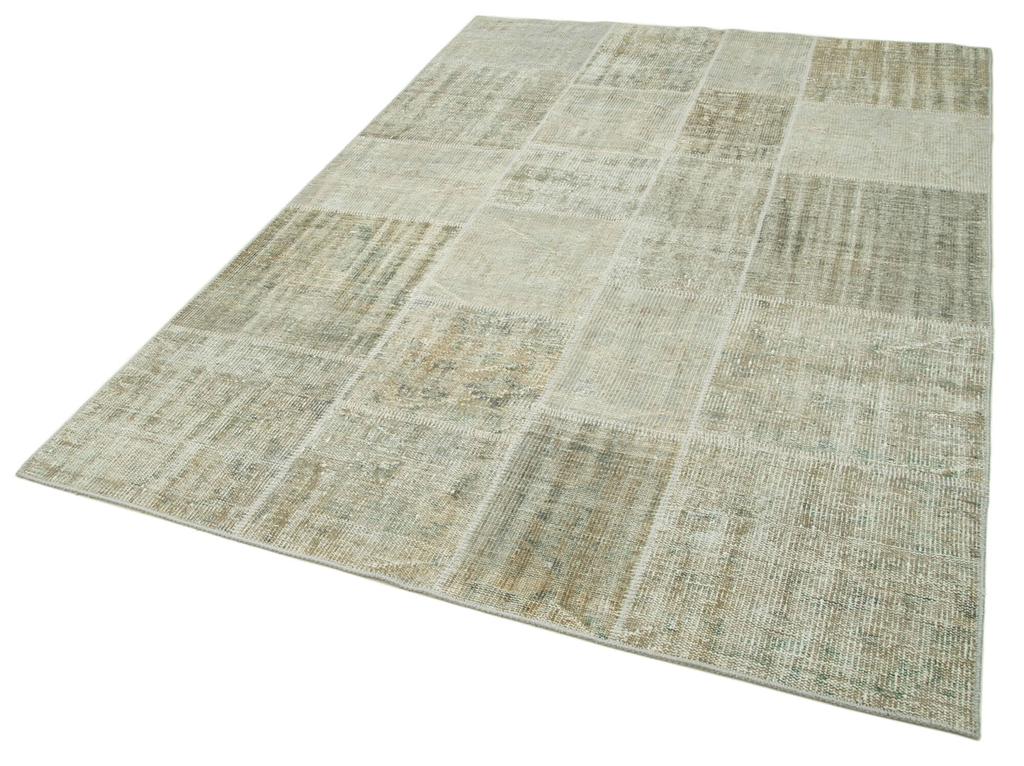 6x8 Beige Patchwork Rug - 20903