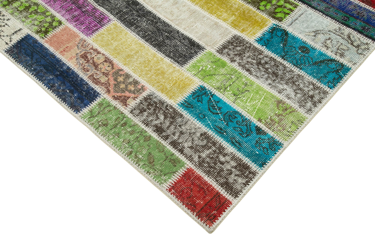 6x7 Multicolor Patchwork Rug - 20938