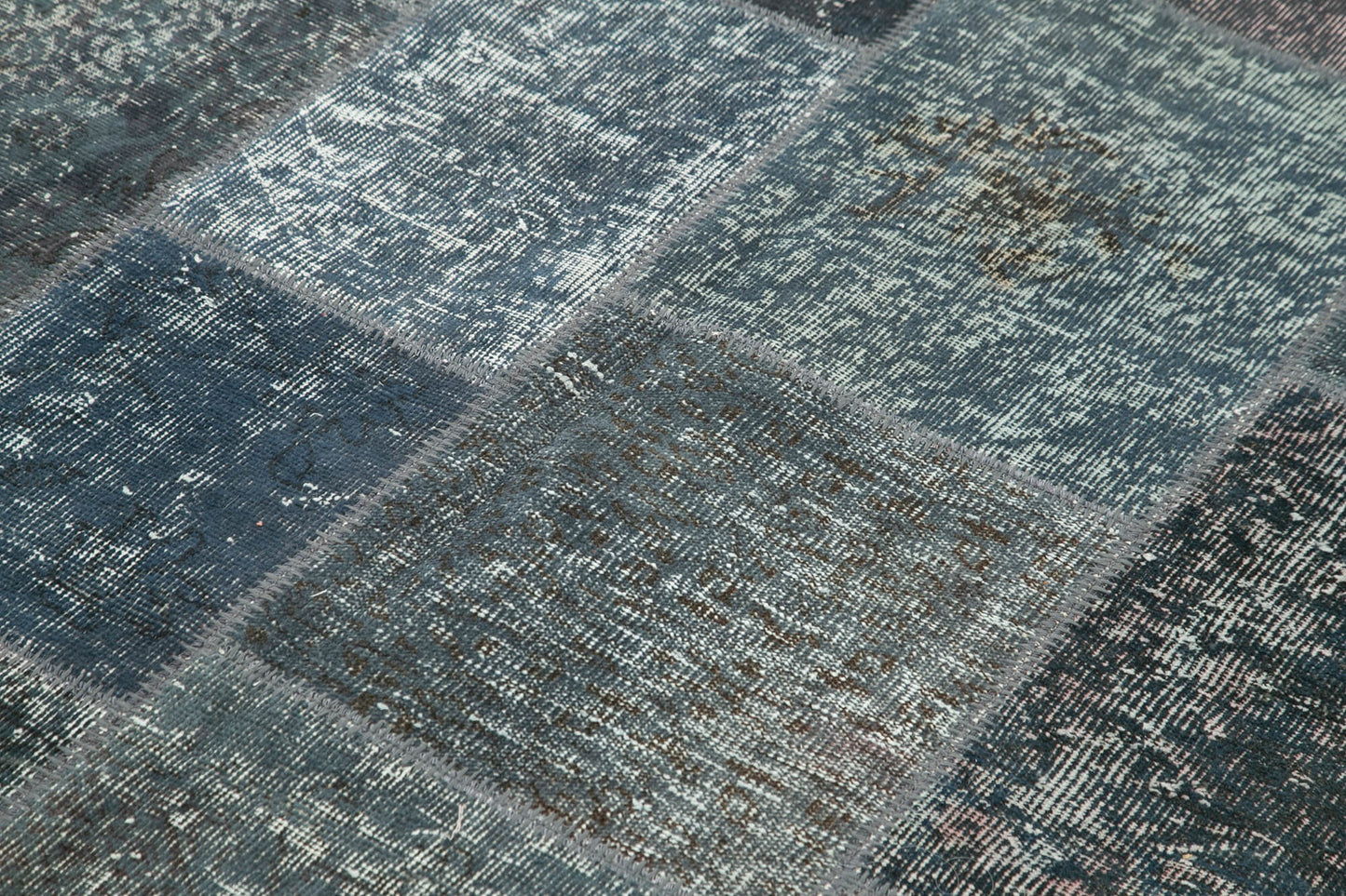 6x8 Grey Patchwork Rug - 20942