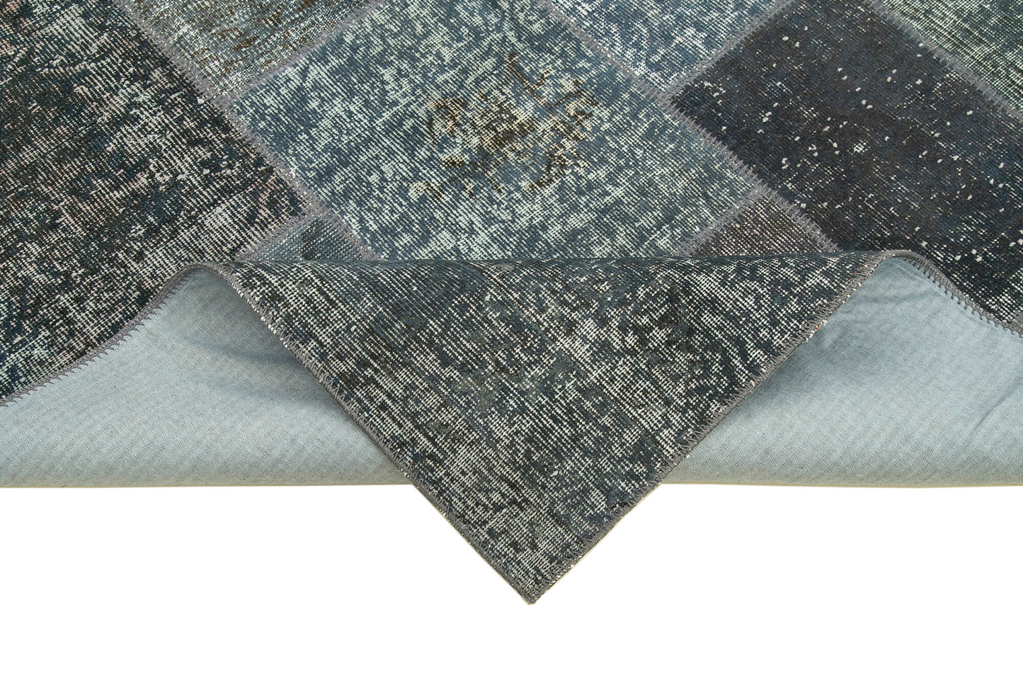 6x8 Grey Patchwork Rug - 20942