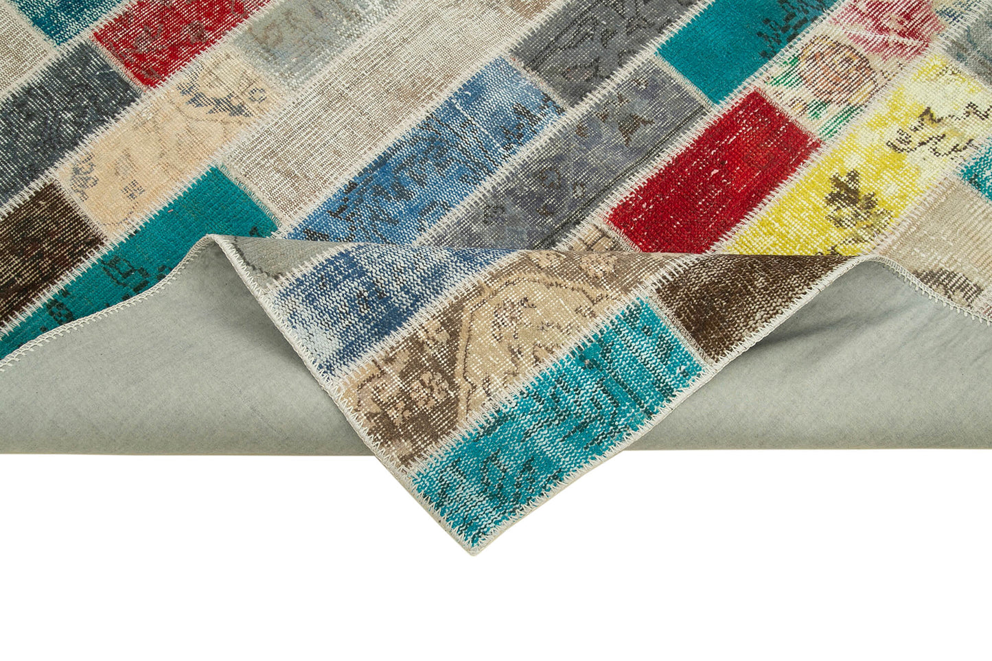 6x8 Multicolor Patchwork Rug - 20946