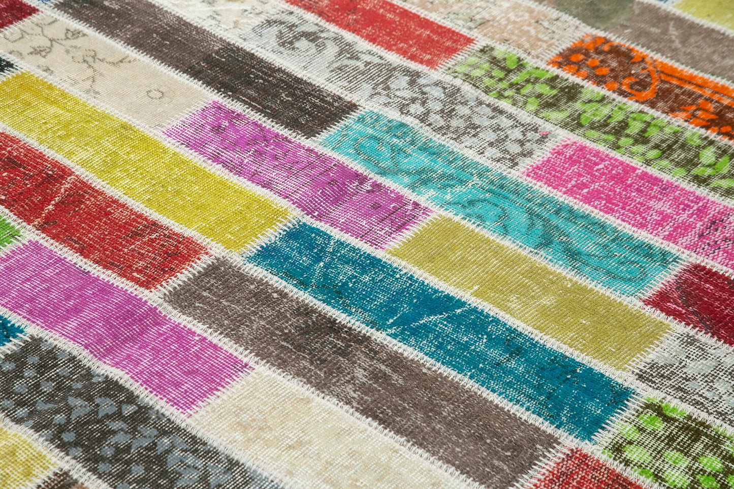 6x7 Multicolor Patchwork Rug - 20949