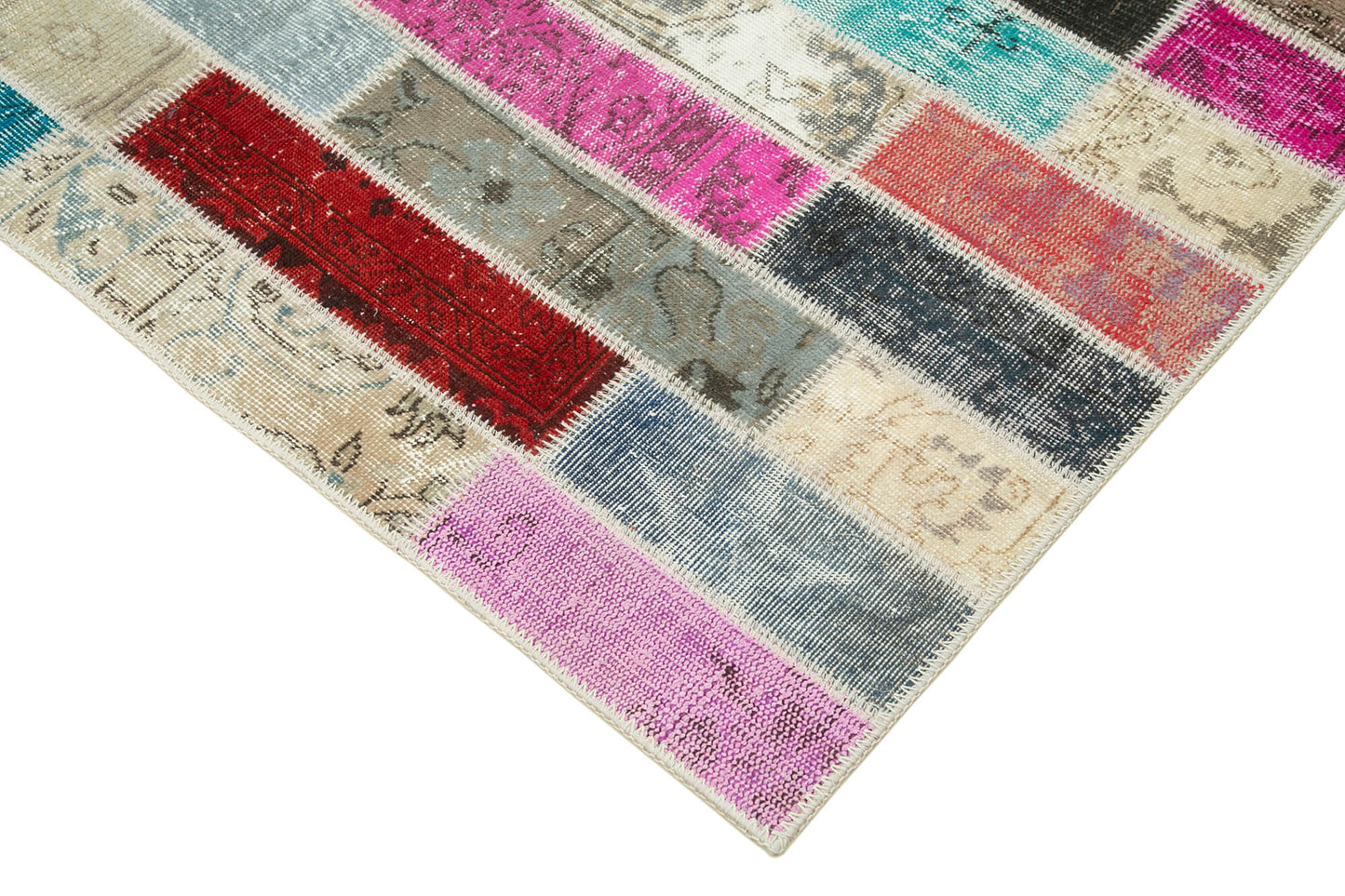 6x8 Multicolor Patchwork Rug - 20951