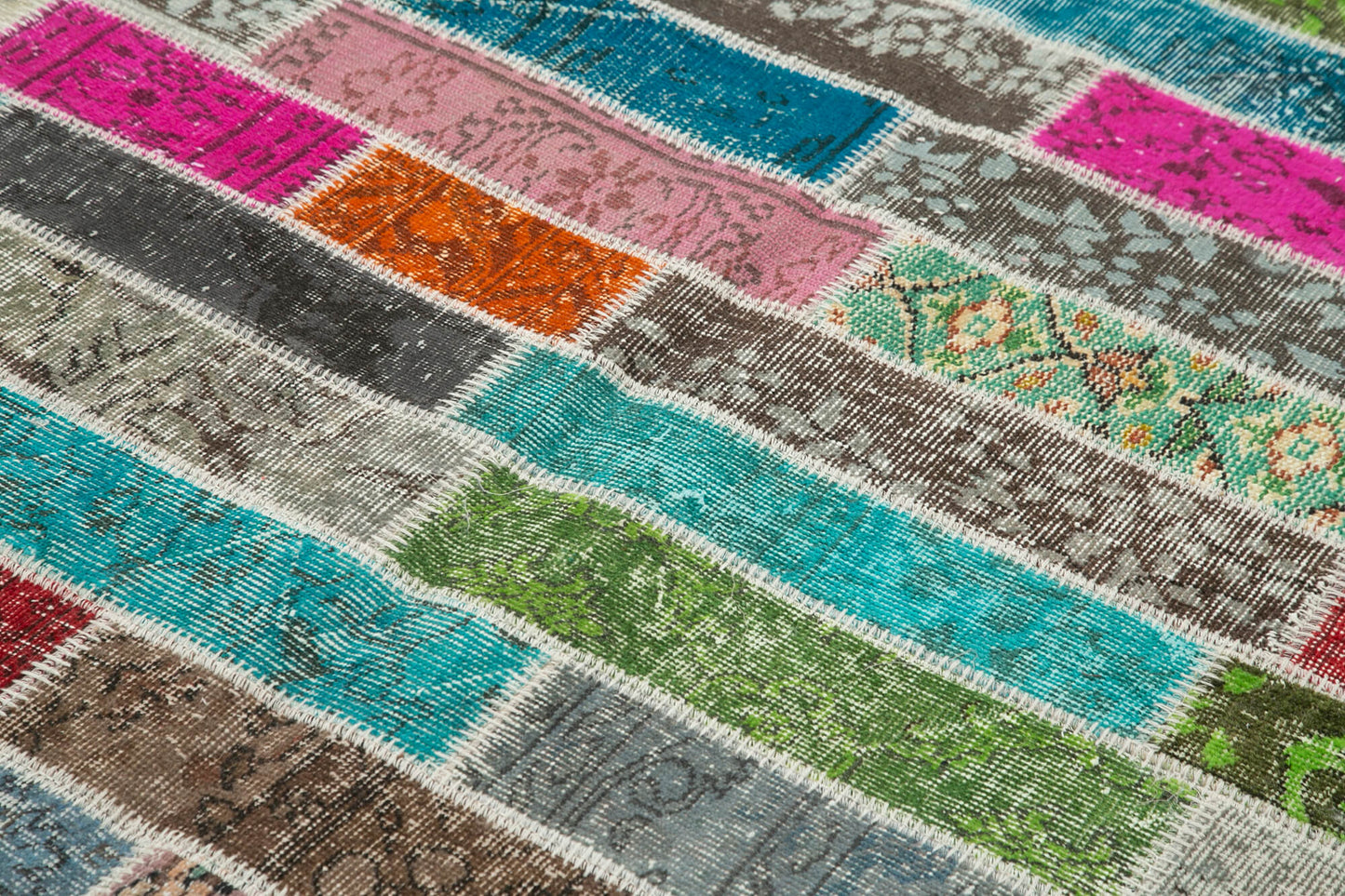 6x7 Multicolor Patchwork Rug - 20953