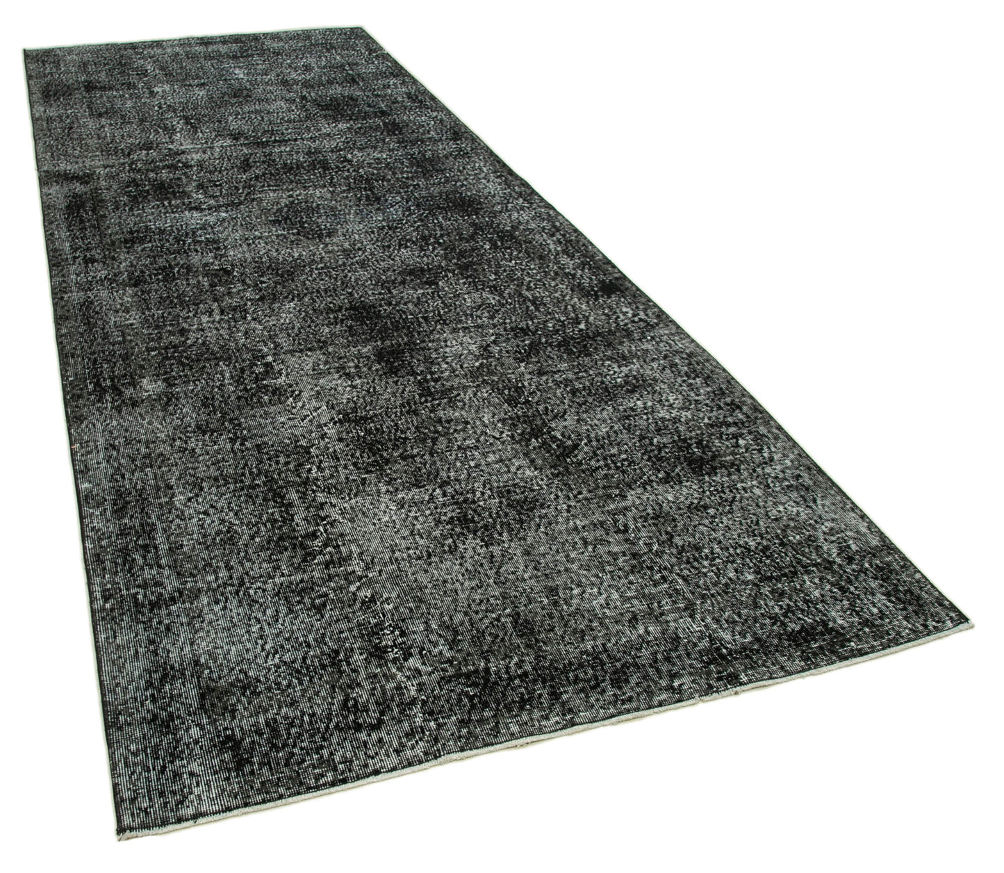 5x12 Black Turkish Over Dyed Runner Rug - 21733