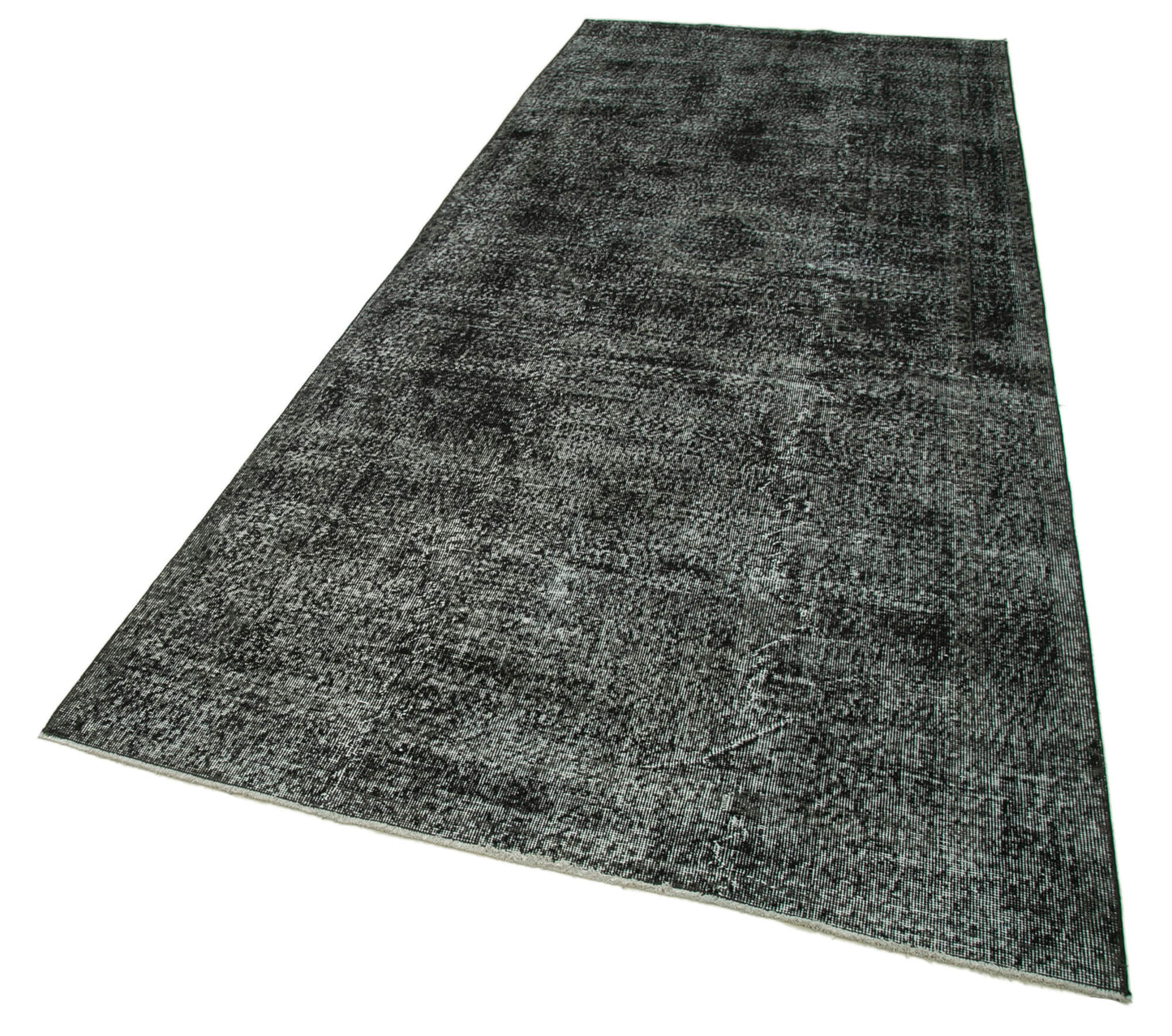 5x12 Black Turkish Over Dyed Runner Rug - 21733