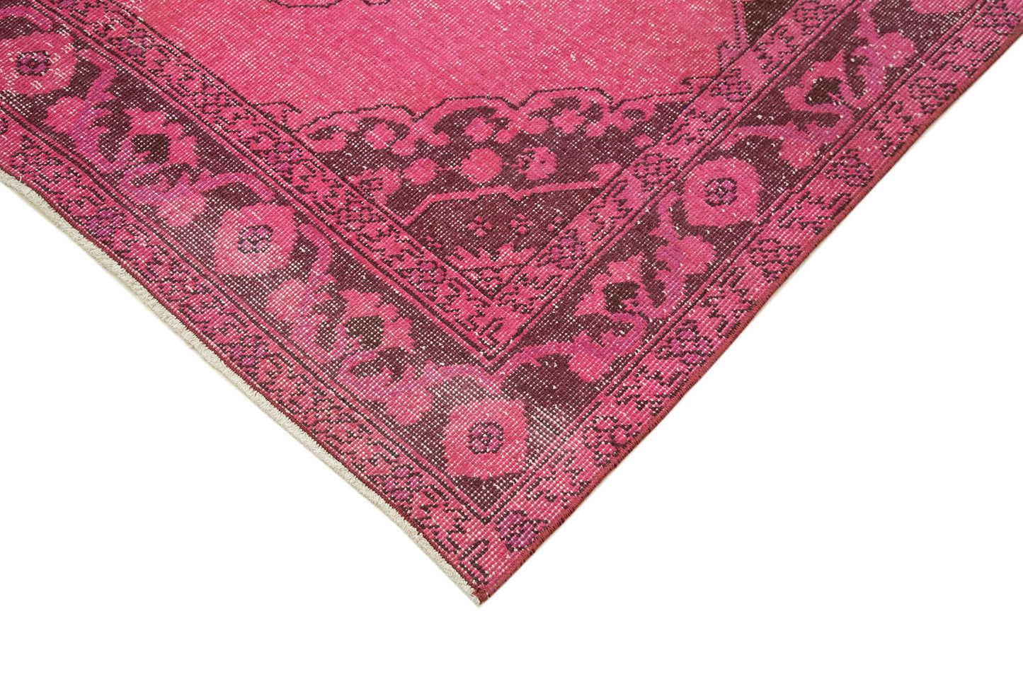 5x13 Pink Turkish Over Dyed Runner Rug - 21734