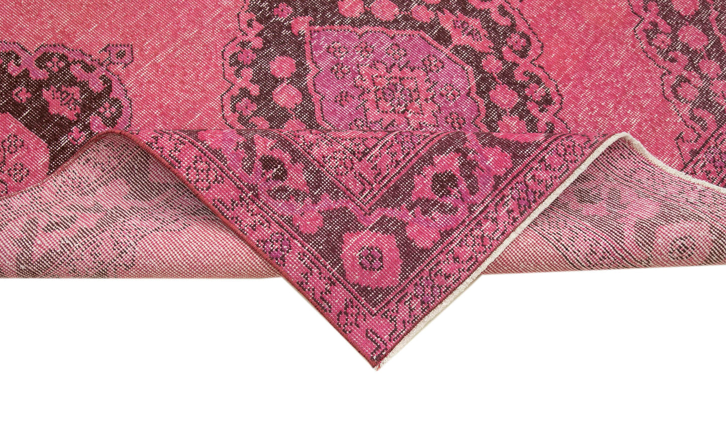 5x13 Pink Turkish Over Dyed Runner Rug - 21734