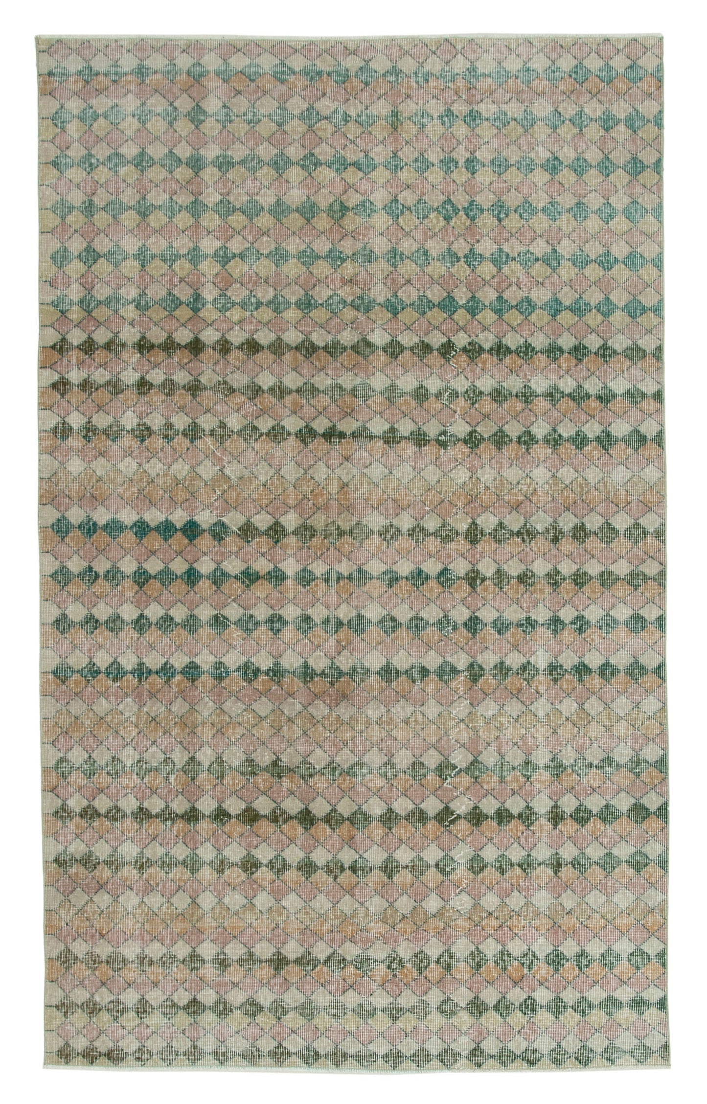 5x8 Multicolor Bohemian Rug - 21766