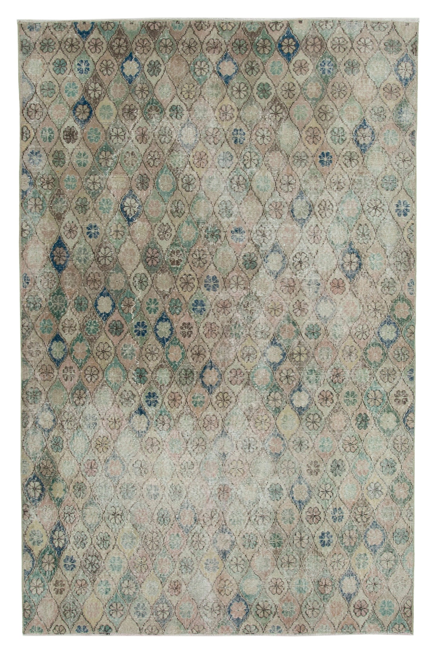 5x8 Beige Bohemian Rug - 21785