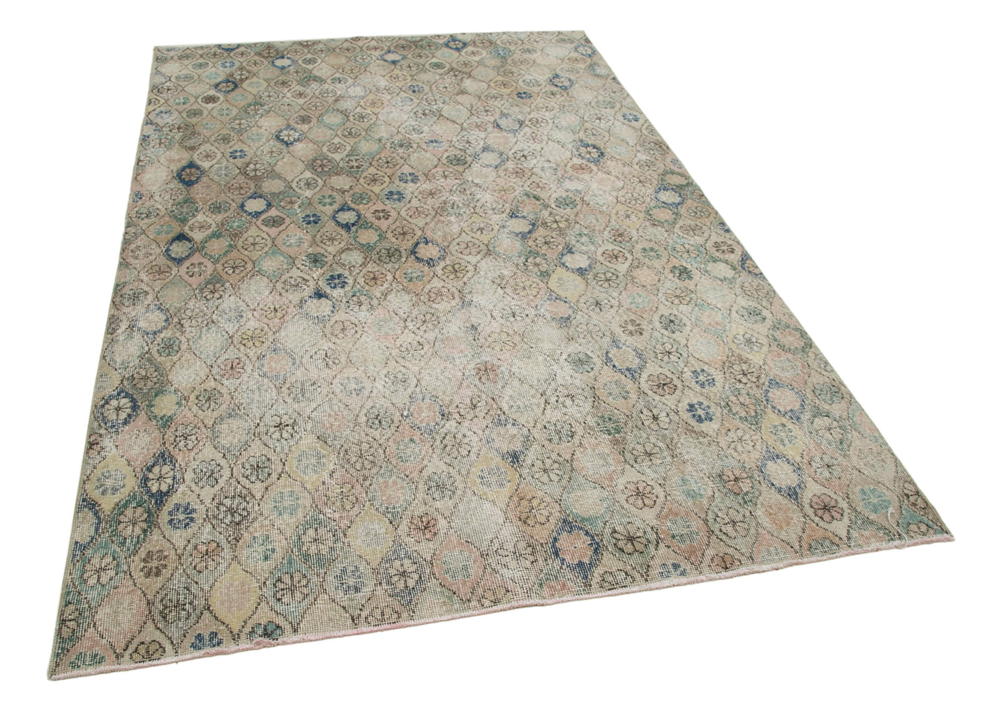 5x8 Beige Bohemian Rug - 21785