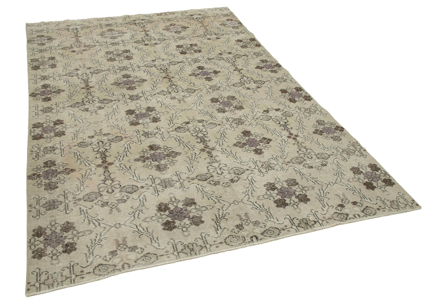 6x8 Beige Bohemian Rug - 21788