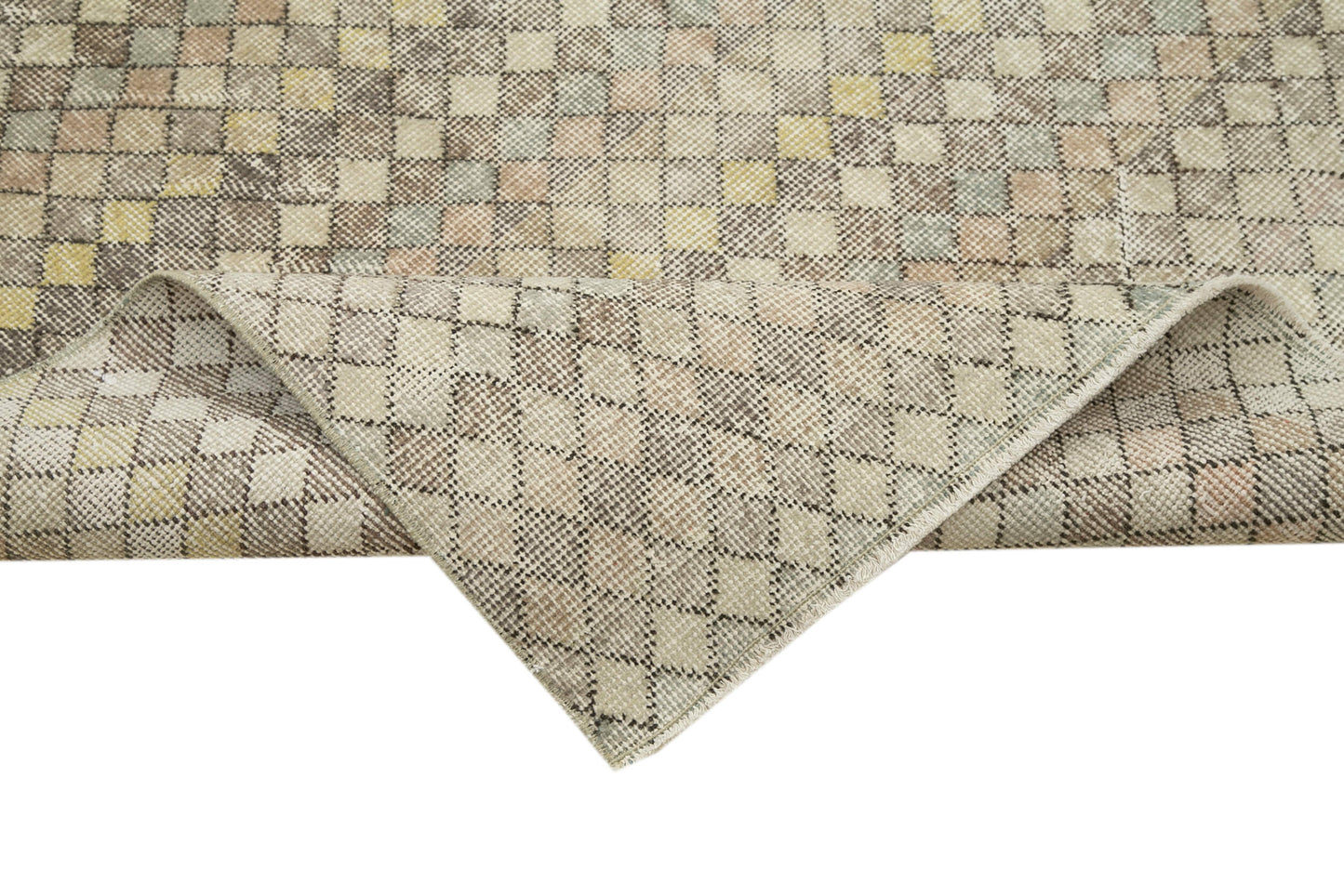 5x9 Beige Bohemian Rug - 21789