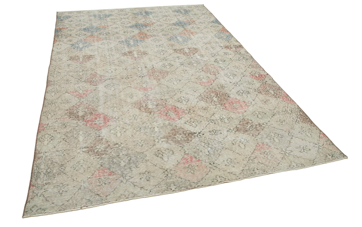 6x9 Beige Bohemian Rug - 21795