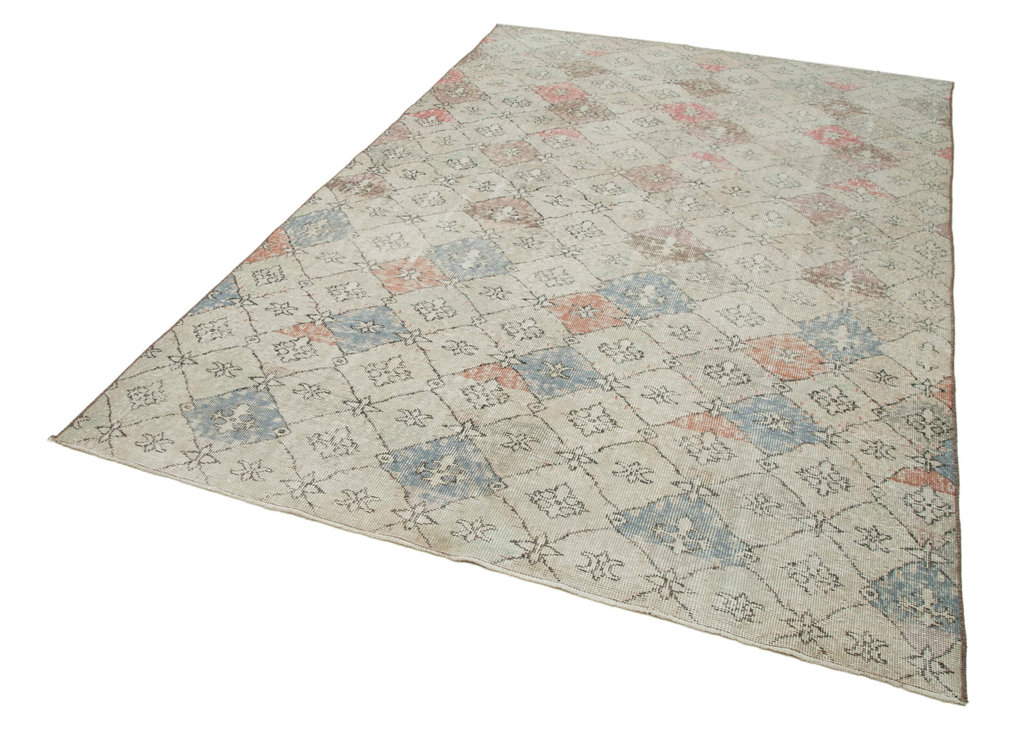 6x9 Beige Bohemian Rug - 21795