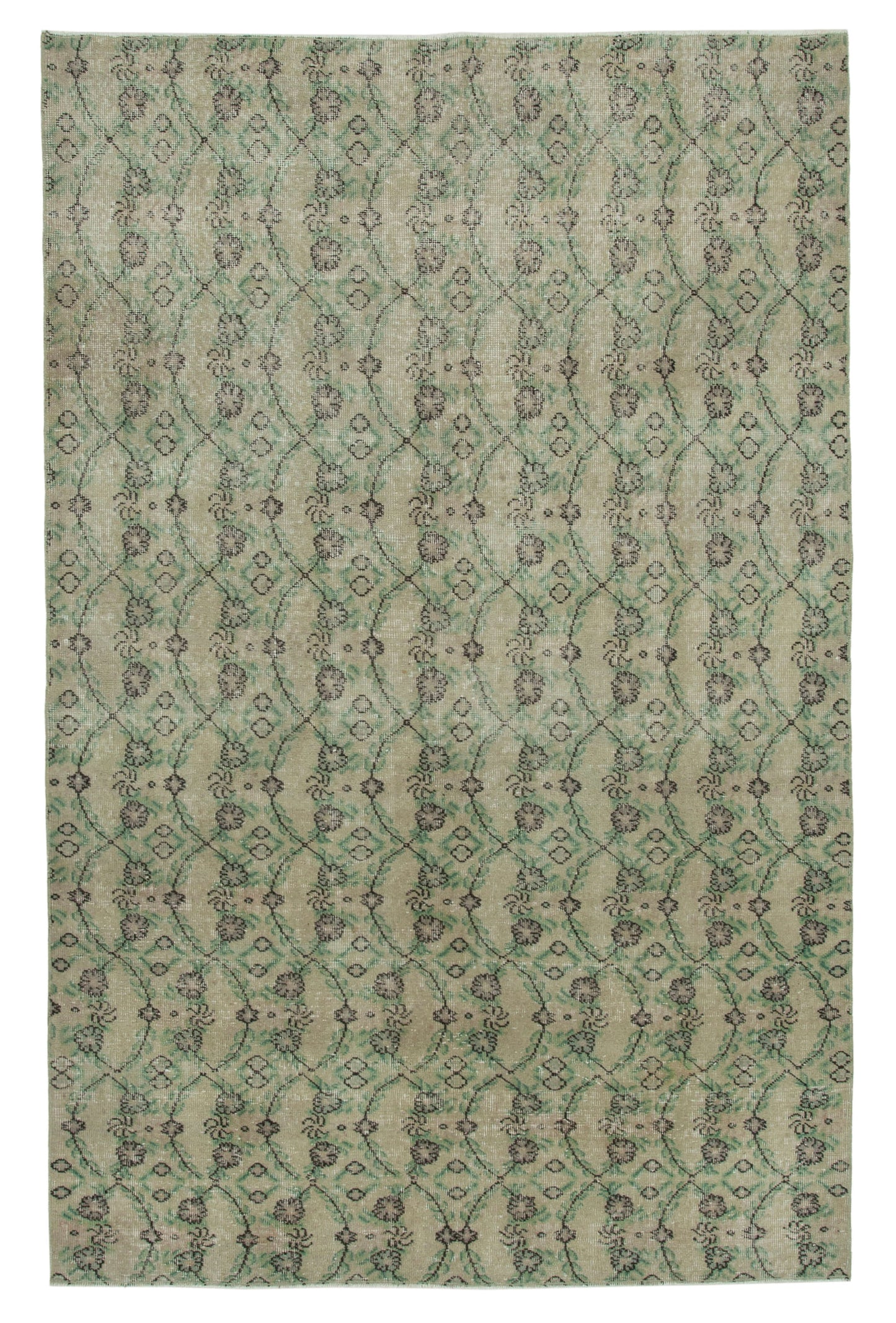 5x8 Beige Bohemian Rug - 21799