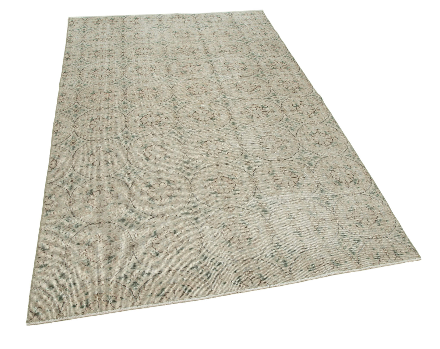 5x8 Beige Bohemian Rug - 21801