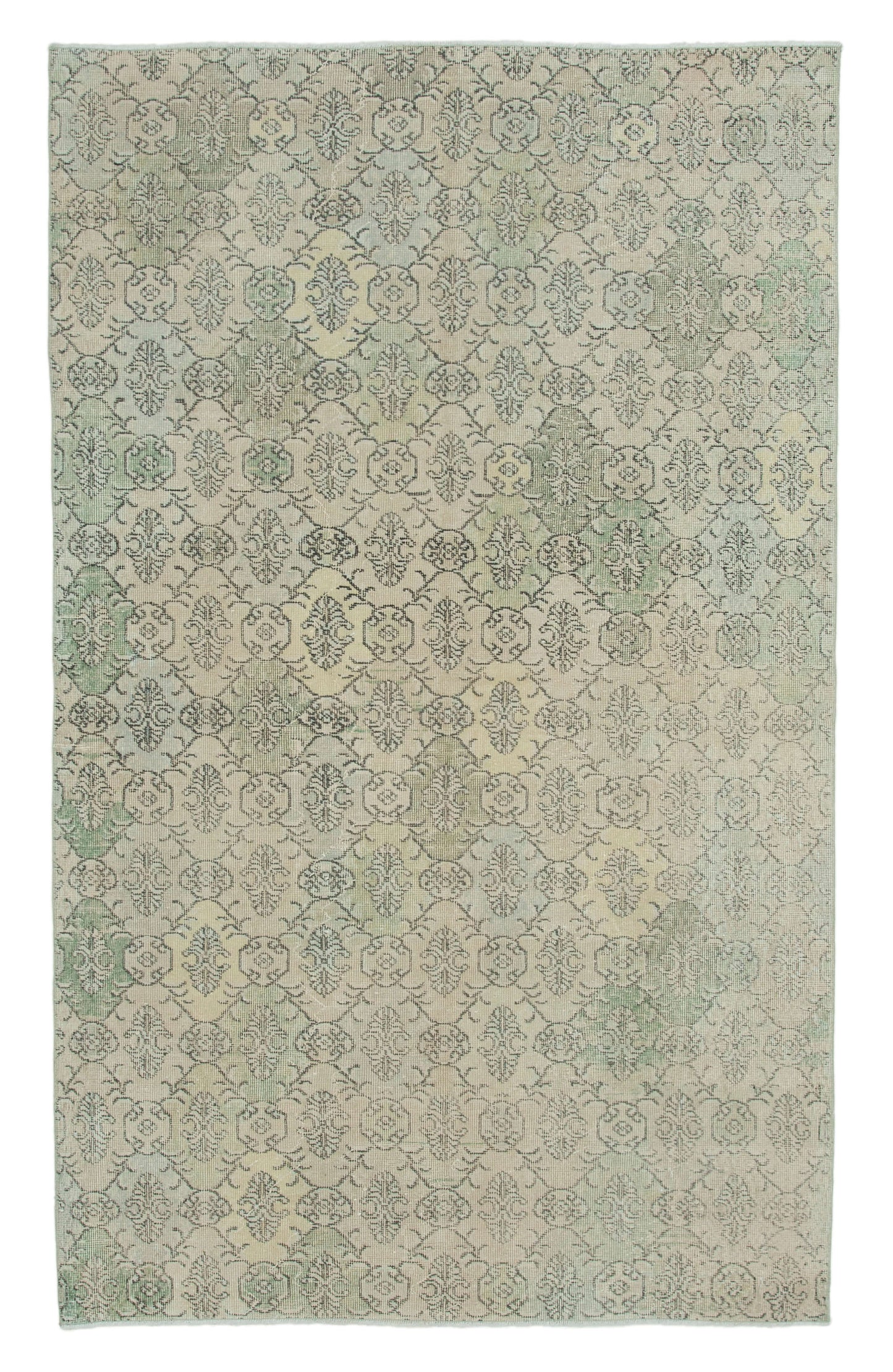 5x9 Beige Bohemian Rug - 21811
