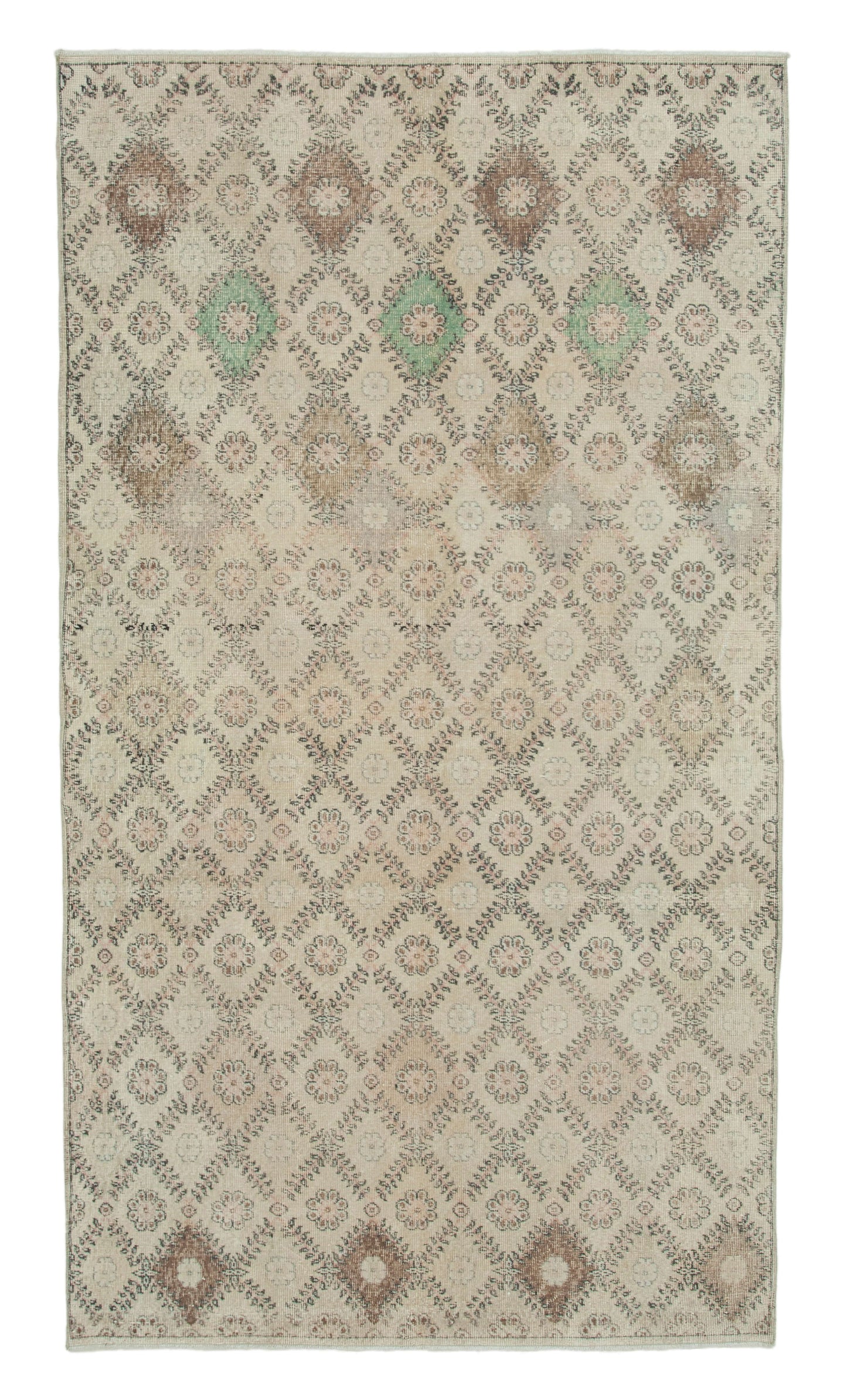 5x10 Beige Bohemian Rug - 21812