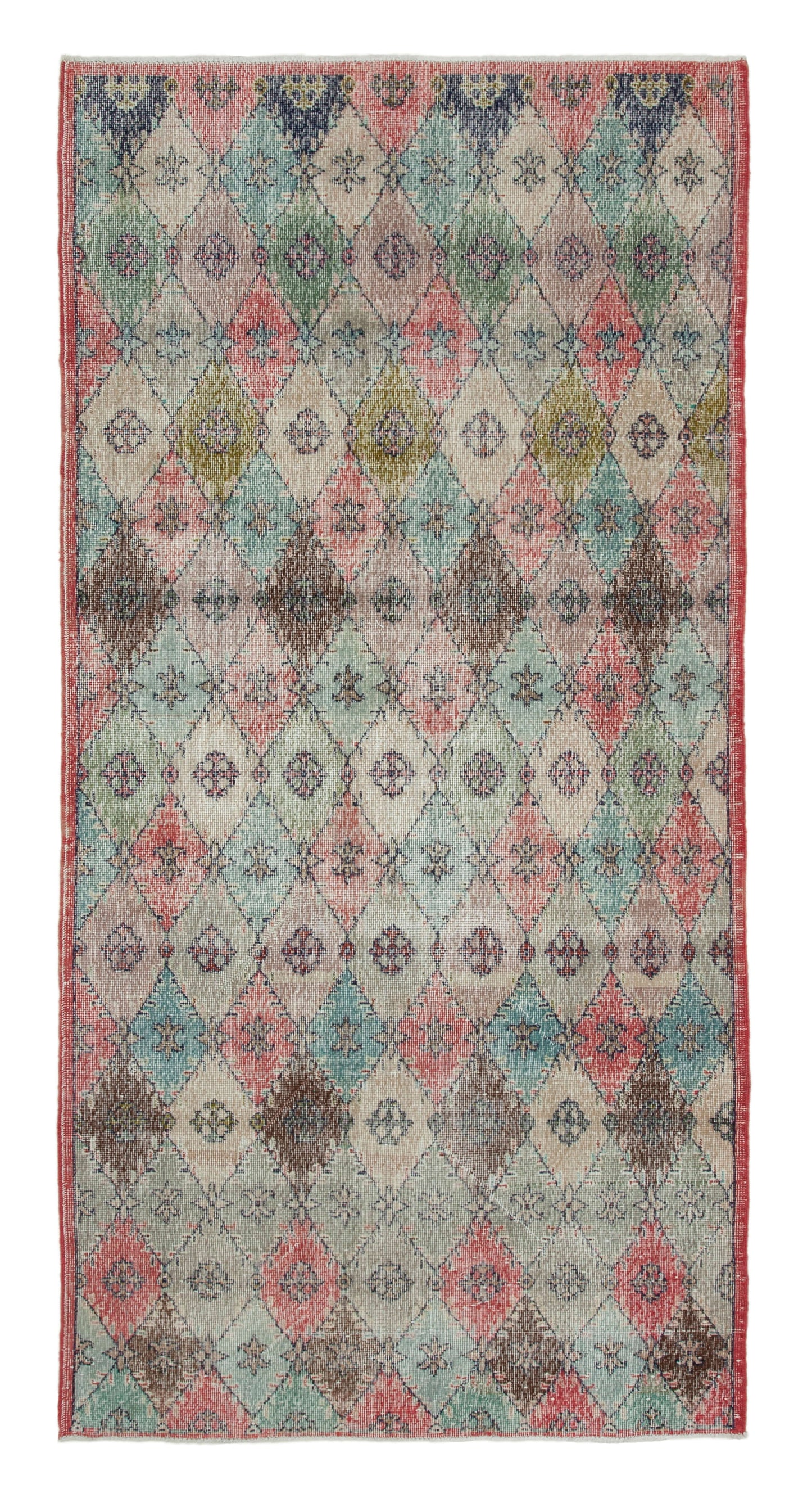 4x9 Multicolor Bohemian Rug - 21820